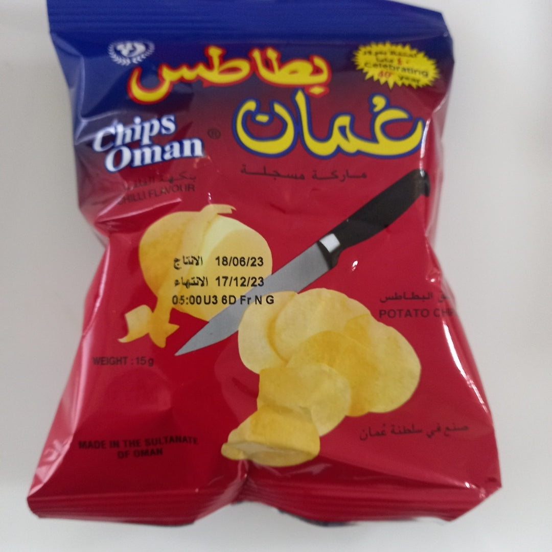 Oman Chips Chilli 15g